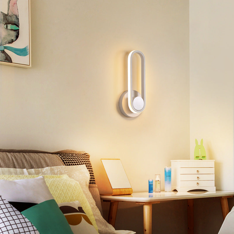 Sleek Elegance Modern Bedside Lamp