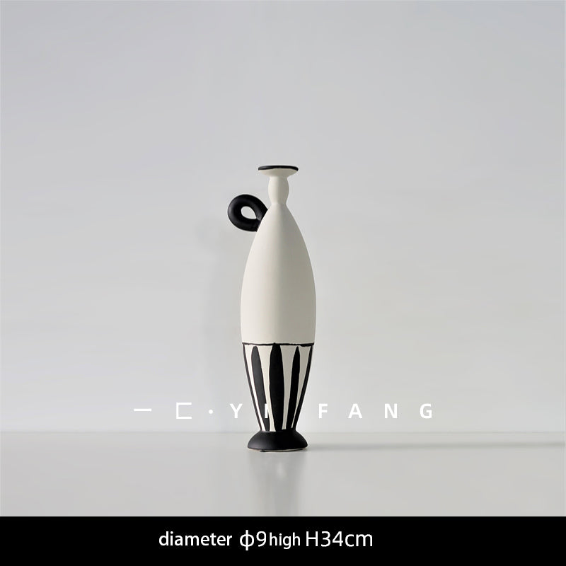 Elegant Handcrafted Ceramic Vase Collection - Nordic-Inspired Home & Hotel Decor