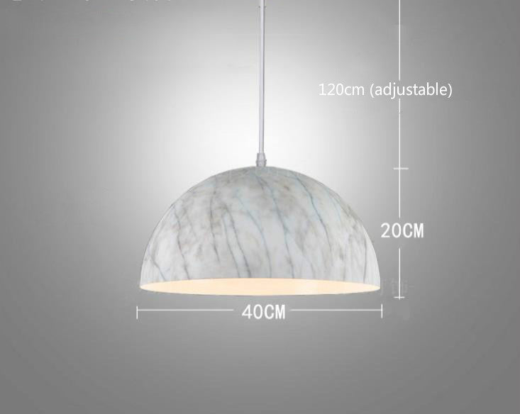 Nordic Modern Marble Pattern Pendant Lamp