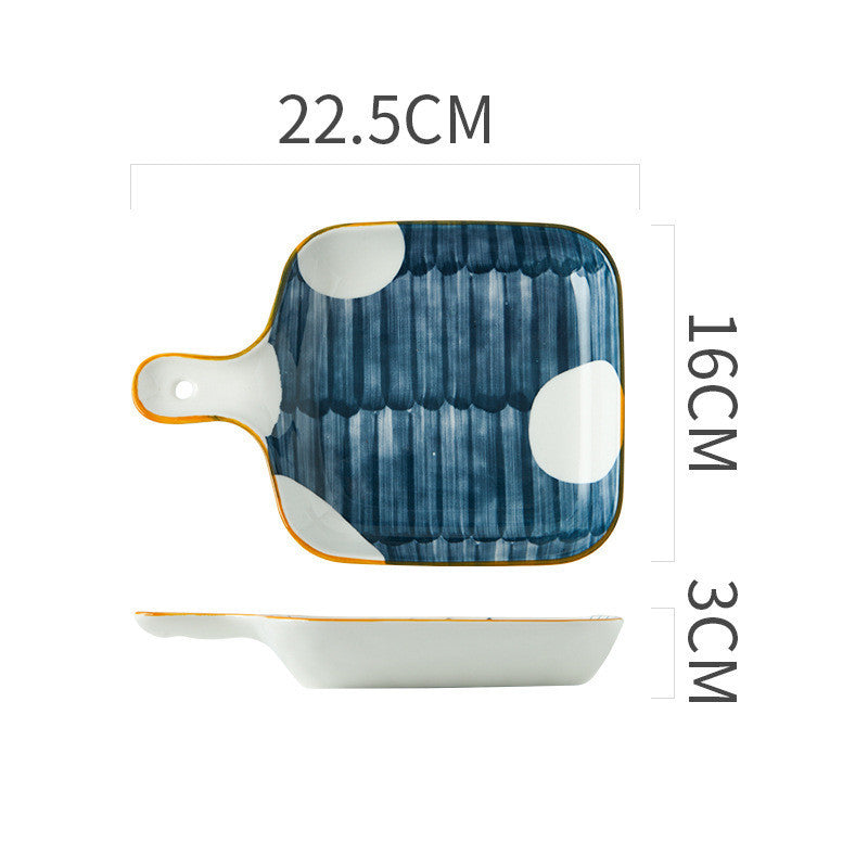 Artisanal Elegance Ceramic Plate - Unique New Bone China Dish